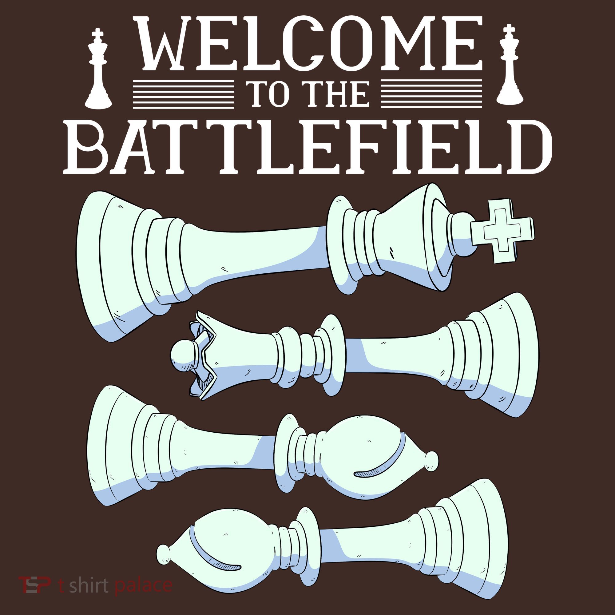 Cool Chess Welcome To The Battlefield T-Shirt