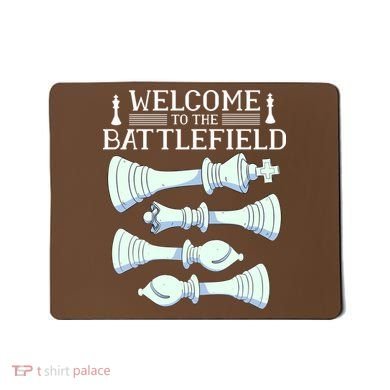 Cool Chess Welcome To The Battlefield Mousepad