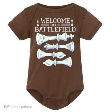 Cool Chess Welcome To The Battlefield Baby Bodysuit