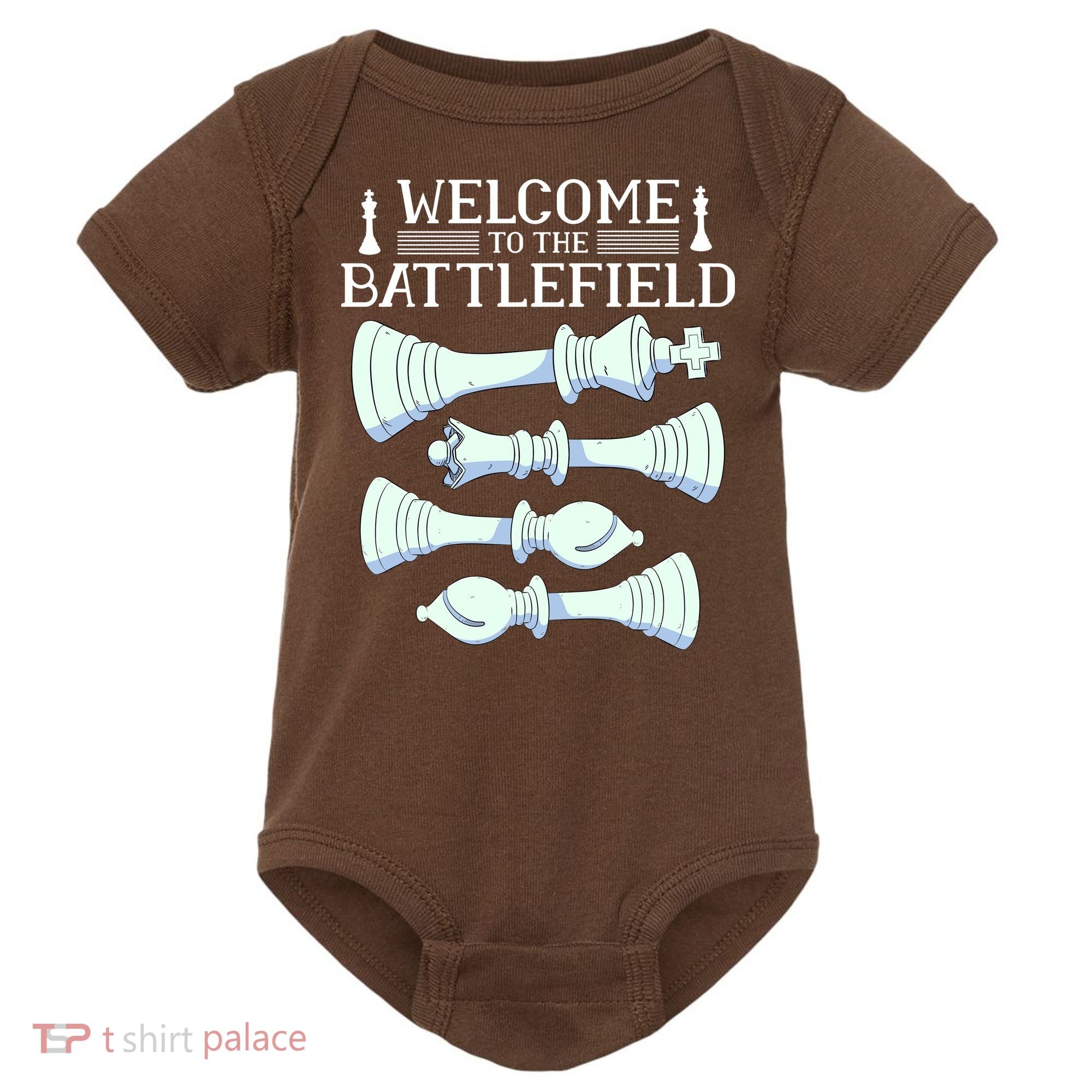Cool Chess Welcome To The Battlefield Baby Bodysuit