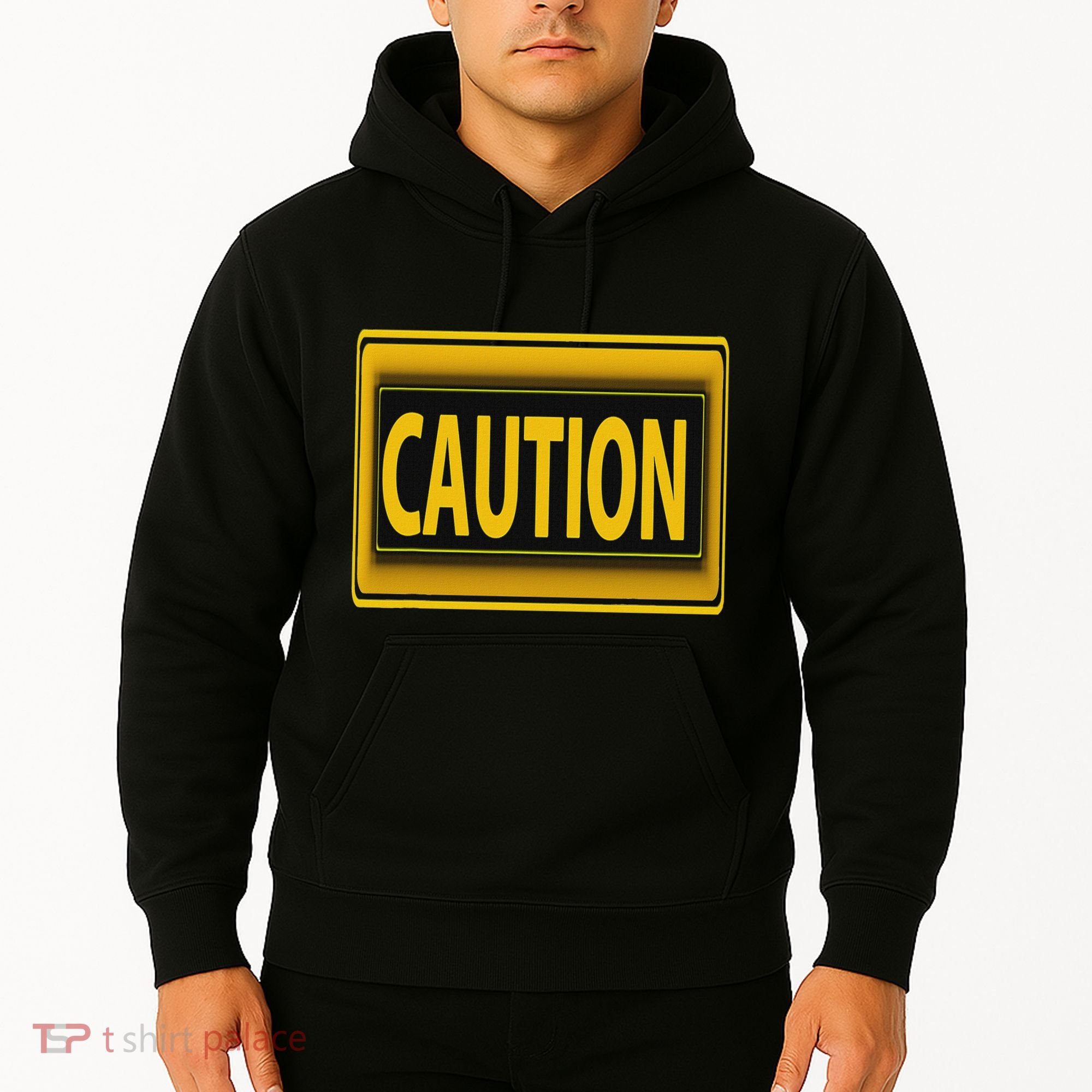 Caution Caution Warning Watch Out Proceed With Care Hoodie