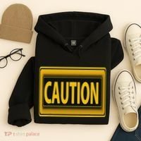 Caution Caution Warning Watch Out Proceed With Care Hoodie thumb 4