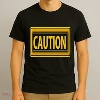 Caution Caution Warning Watch Out Proceed With Care T-Shirt thumb 3