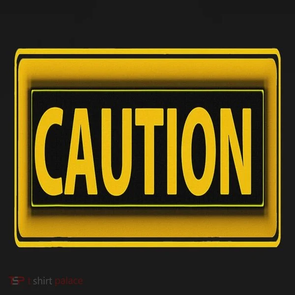 Caution Caution Warning Watch Out Proceed With Care Bucket Hat