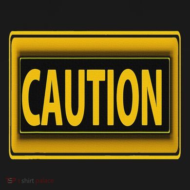 Caution Caution Warning Watch Out Proceed With Care Tote Bag