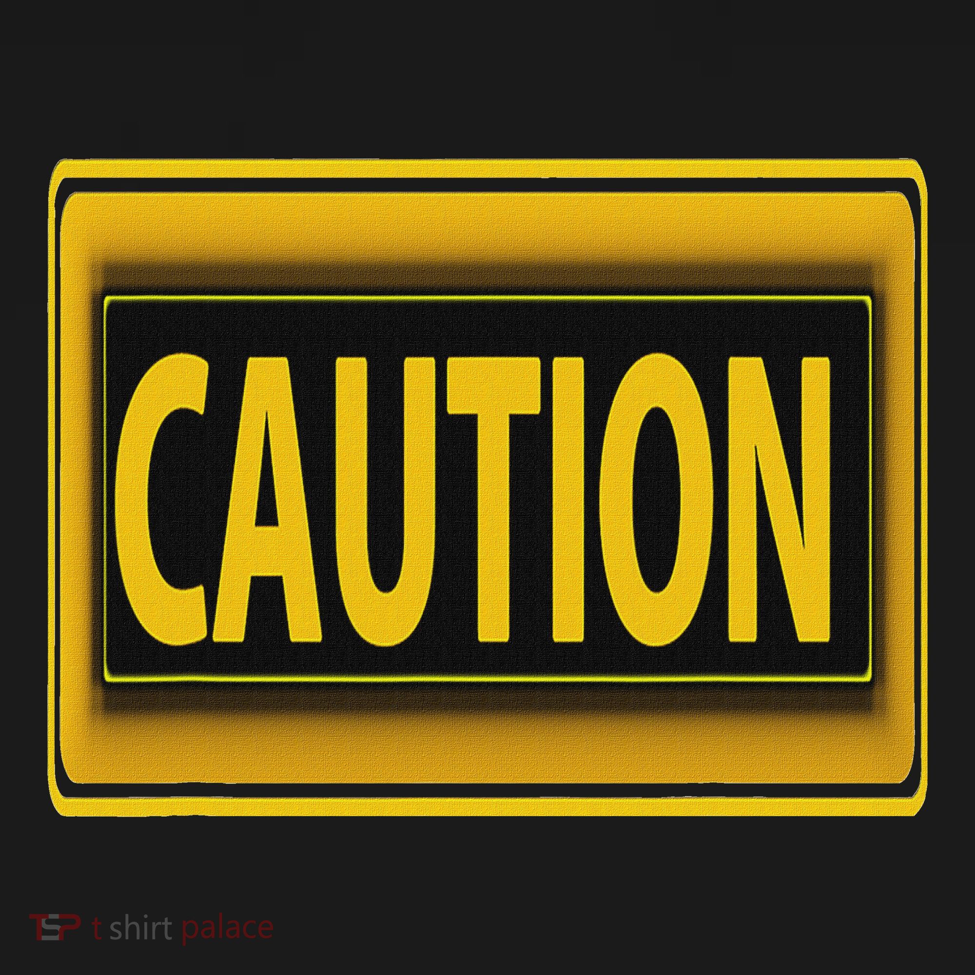 Caution Caution Warning Watch Out Proceed With Care Tote Bag