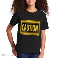 Caution Caution Warning Watch Out Proceed With Care Kids T-Shirt thumb 2
