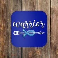 Colon Cancer Warrior Colon Cancer Awareness Meaningful Gift Coaster thumb 0