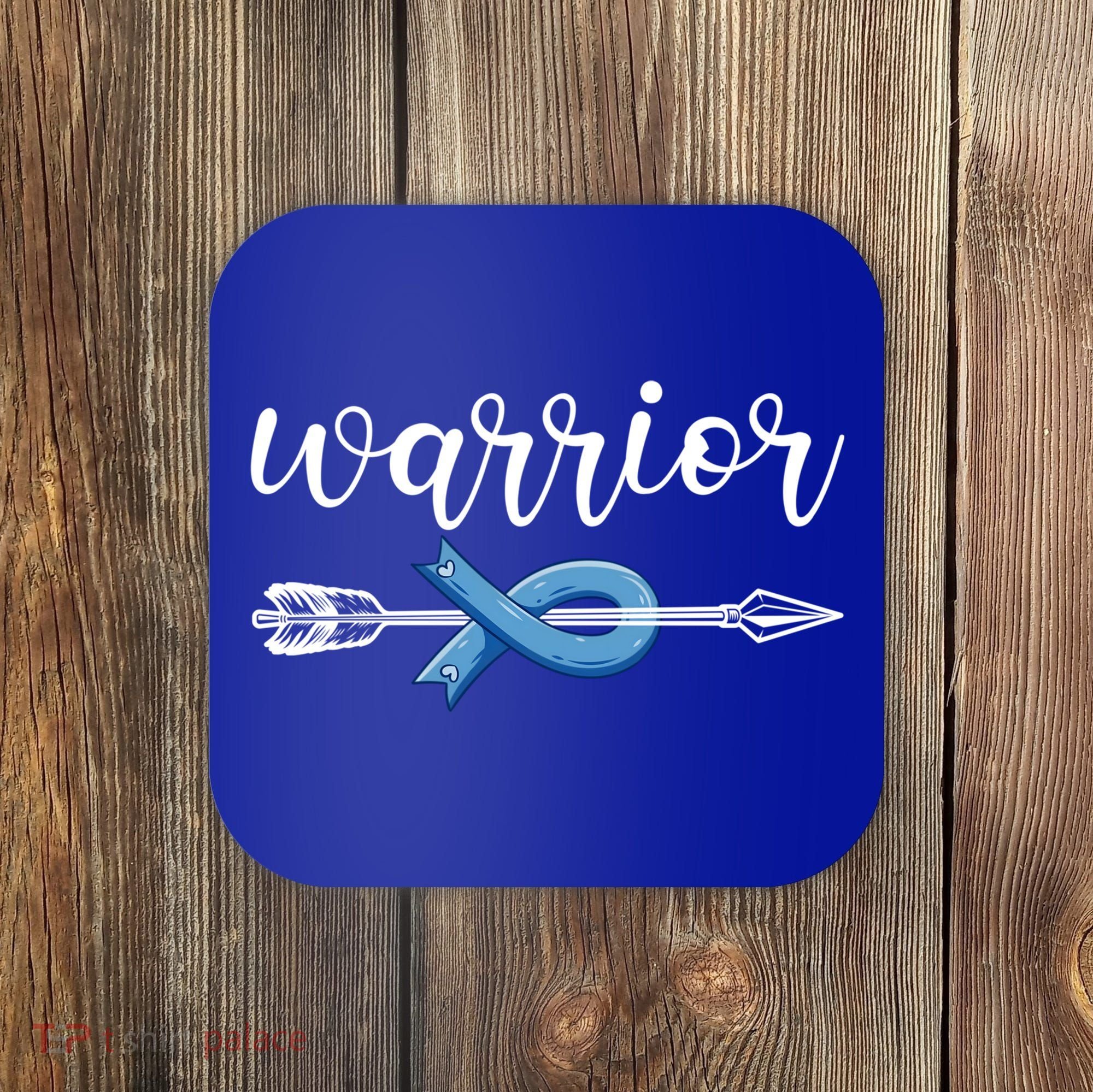 Colon Cancer Warrior Colon Cancer Awareness Meaningful Gift Coaster