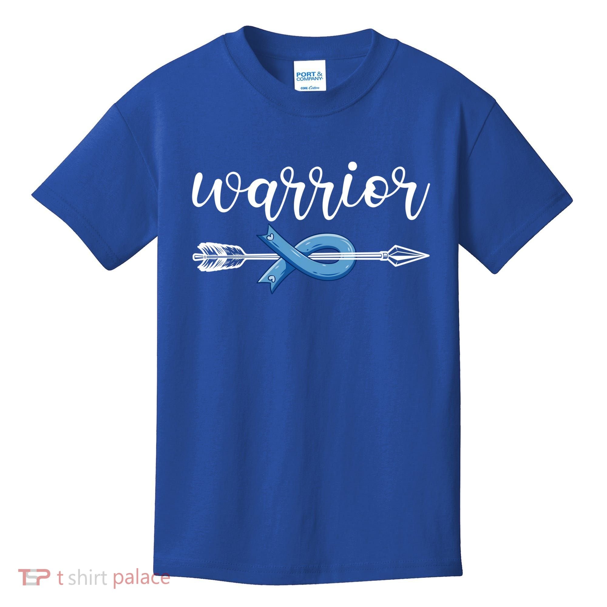 Colon Cancer Warrior Colon Cancer Awareness Meaningful Gift Kids T-Shirt