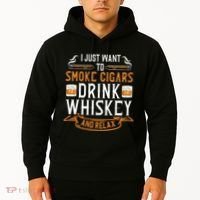Cuban Cigar Whiskey Scotch Drinker Hoodie thumb 2