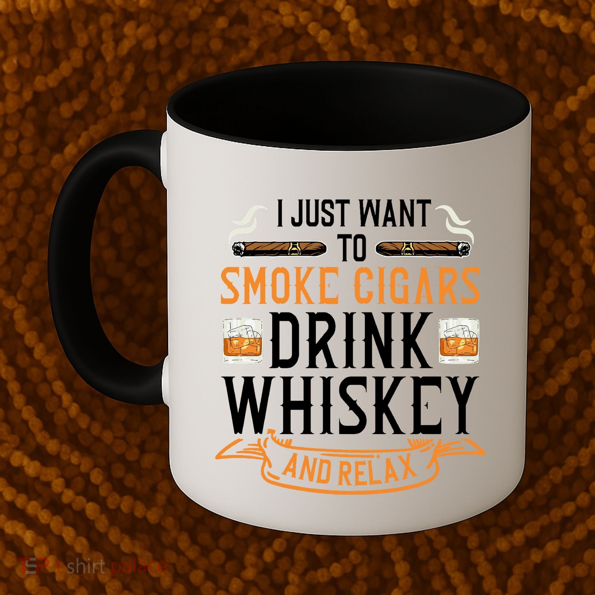Cuban Cigar Whiskey Scotch Drinker Coffee Mug