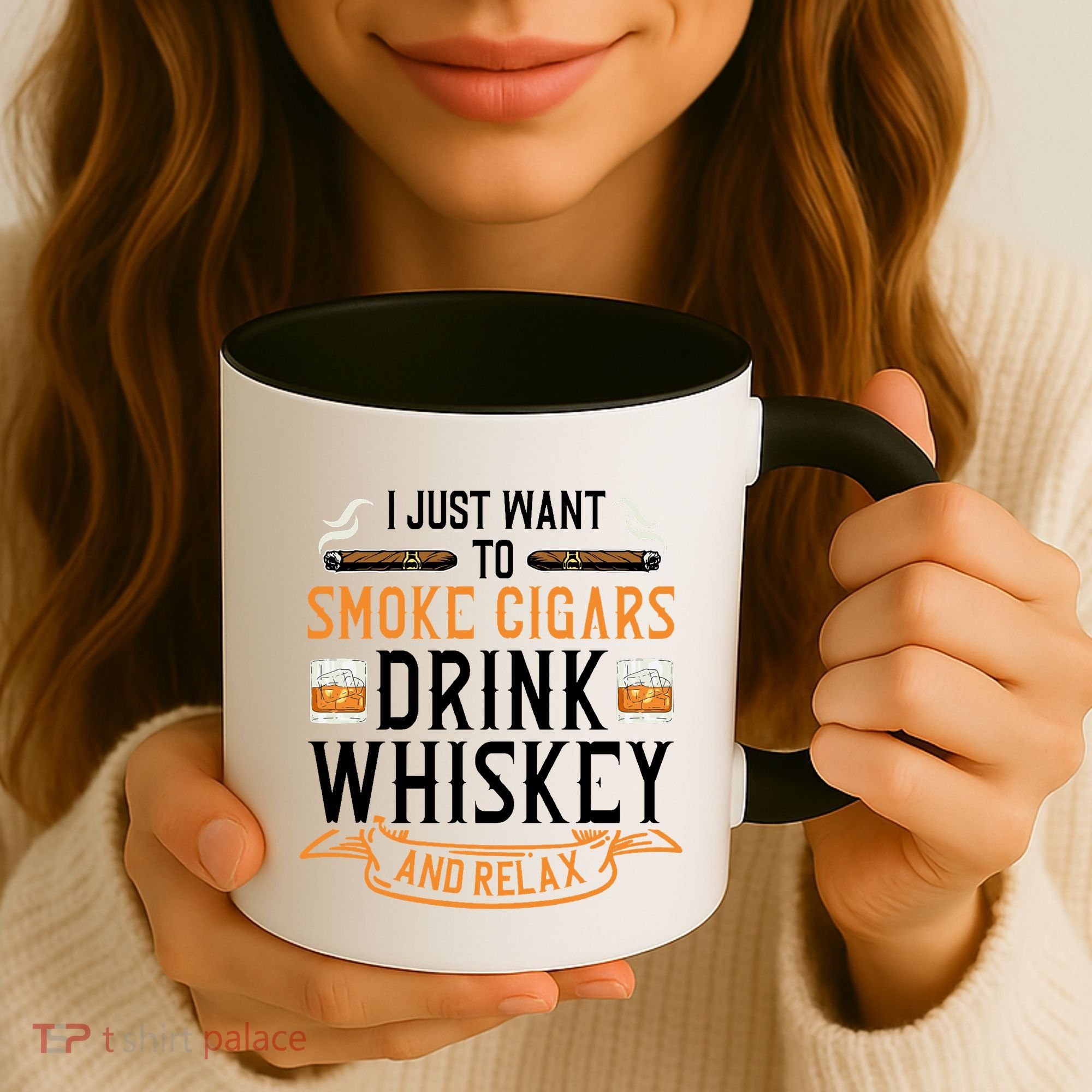 Cuban Cigar Whiskey Scotch Drinker Coffee Mug