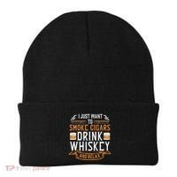 Cuban Cigar Whiskey Scotch Drinker Beanie thumb 0