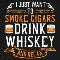 Cuban Cigar Whiskey Scotch Drinker Women's Long Sleeve Shirt thumb 2