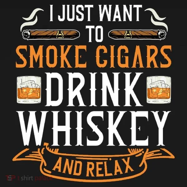Cuban Cigar Whiskey Scotch Drinker Women's Long Sleeve Shirt