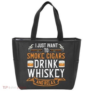 Cuban Cigar Whiskey Scotch Drinker Tote Bag