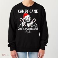 Candy Cane With The White On Top Christmas Women's Sweatshirt thumb 0