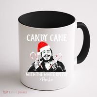 Candy Cane With The White On Top Christmas Coffee Mug thumb 1