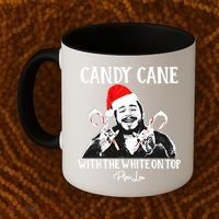 Candy Cane With The White On Top Christmas Coffee Mug thumb 2