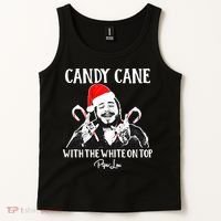 Candy Cane With The White On Top Christmas Tank Top thumb 2