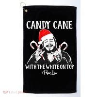 Candy Cane With The White On Top Christmas Golf Towel thumb 0