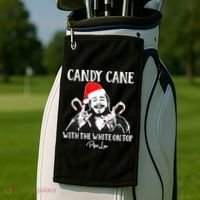 Candy Cane With The White On Top Christmas Golf Towel thumb 2
