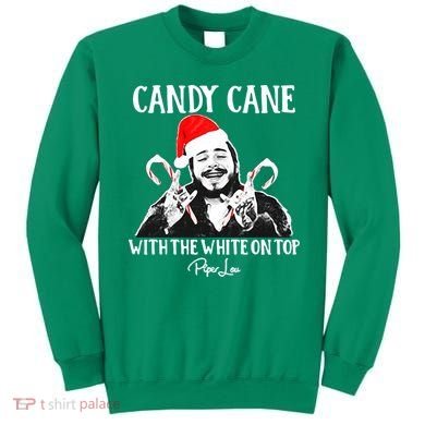 Candy Cane With The White On Top Christmas Sweatshirt