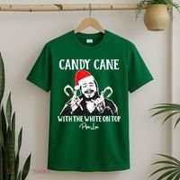 Candy Cane With The White On Top Christmas T-Shirt thumb 2