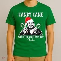 Candy Cane With The White On Top Christmas T-Shirt thumb 3