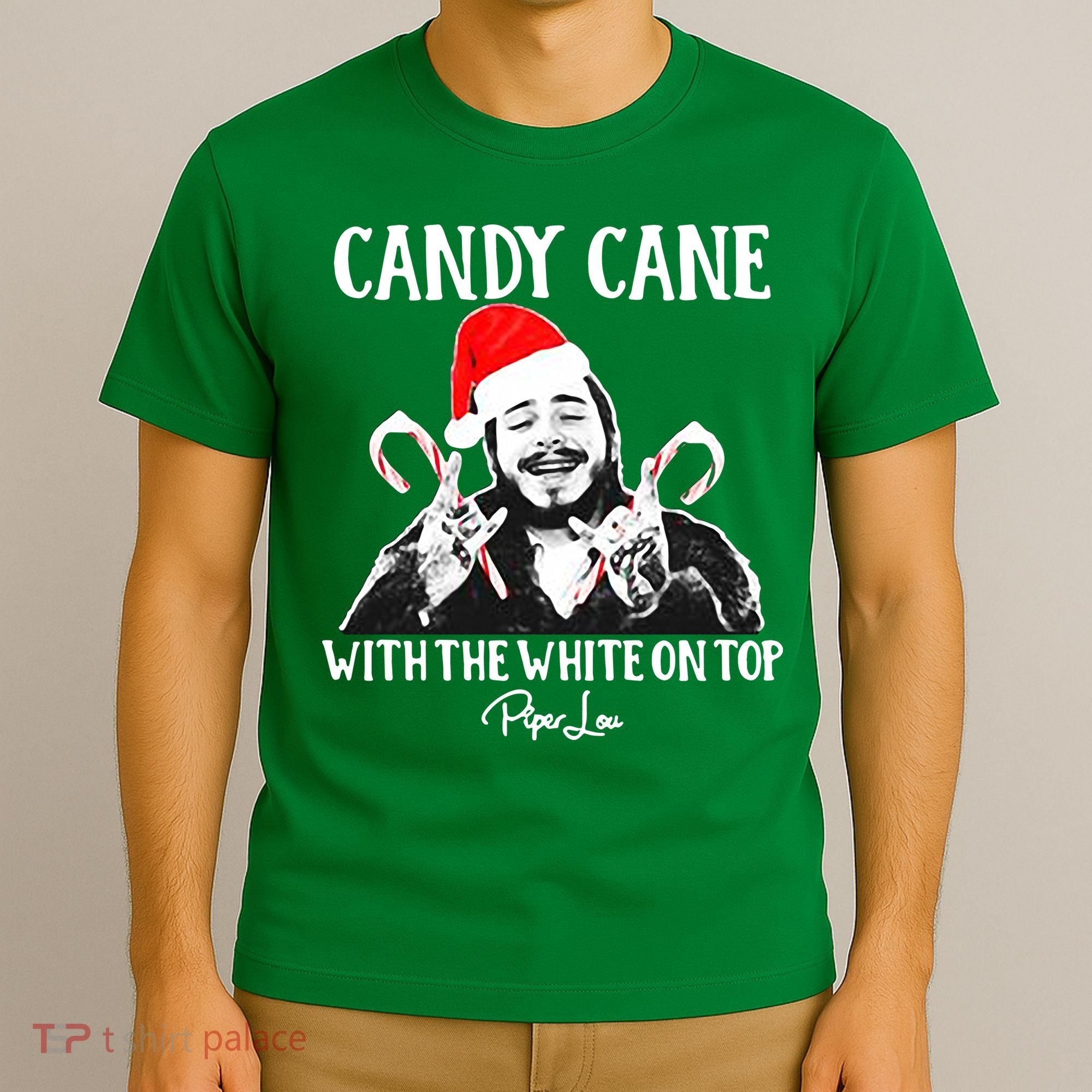 Candy Cane With The White On Top Christmas T-Shirt