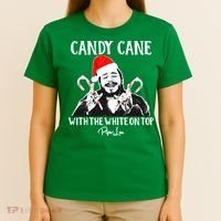 Candy Cane With The White On Top Christmas T-Shirt thumb 4