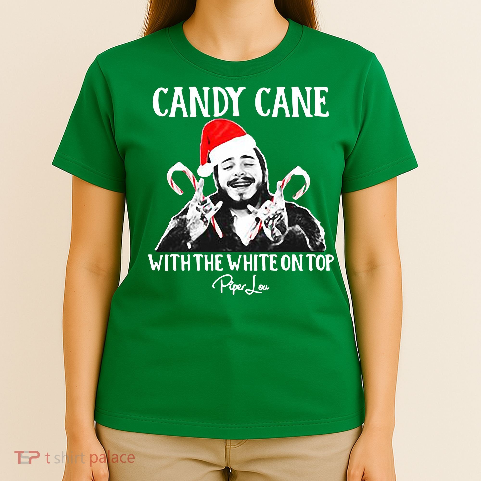 Candy Cane With The White On Top Christmas T-Shirt