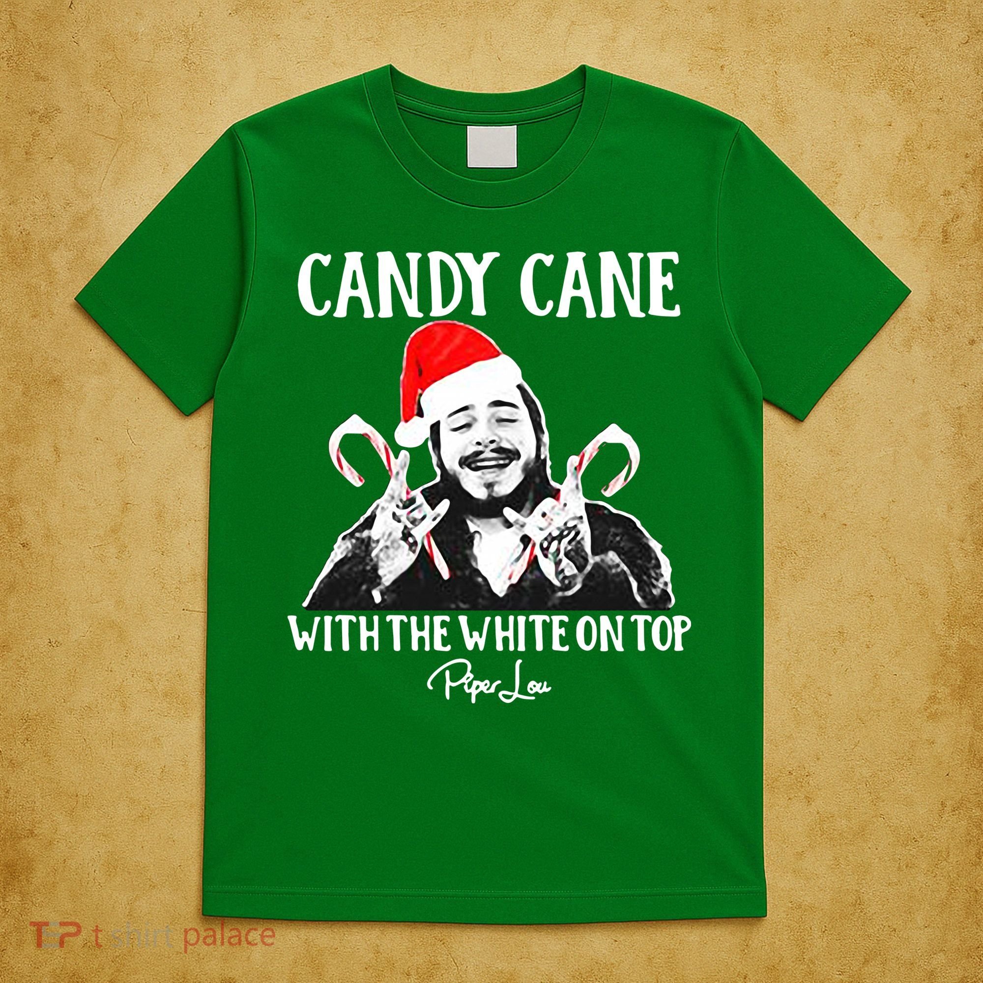 Candy Cane With The White On Top Christmas T-Shirt