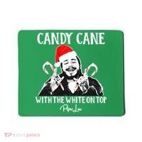 Candy Cane With The White On Top Christmas Mousepad thumb 0