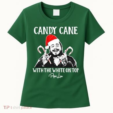 Candy Cane With The White On Top Christmas Women's T-Shirt