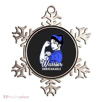 Colon Cancer Warrior Gift Colorectal Cancer Awareness Gift Ornament