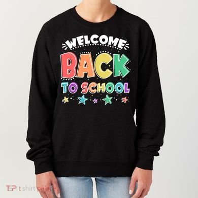 Cute Colorful Welcome Back To School Women's Sweatshirt