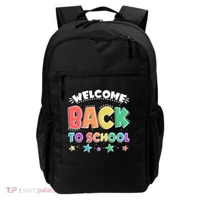 Cute Colorful Welcome Back To School Backpack