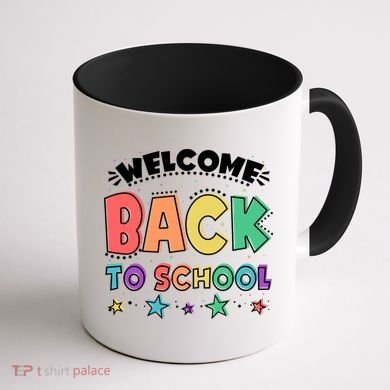 Cute Colorful Welcome Back To School Coffee Mug back