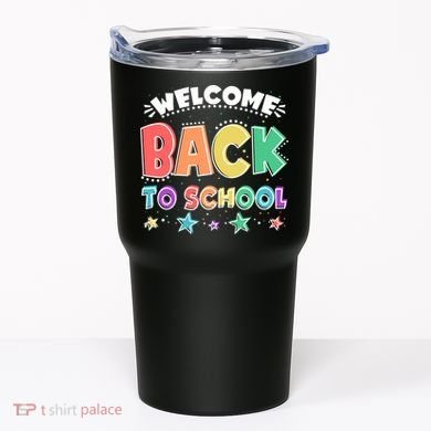 Cute Colorful Welcome Back To School Tumbler