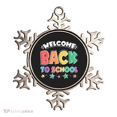 Cute Colorful Welcome Back To School Ornament