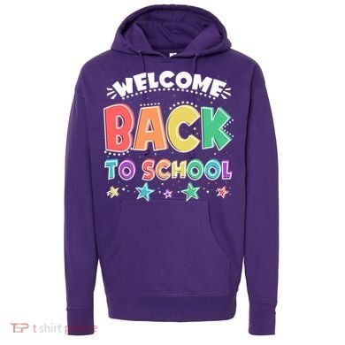Cute Colorful Welcome Back To School Hoodie