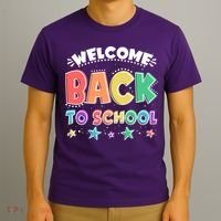 Cute Colorful Welcome Back To School T-Shirt thumb 3
