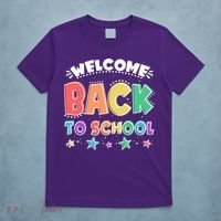 Cute Colorful Welcome Back To School T-Shirt thumb 5