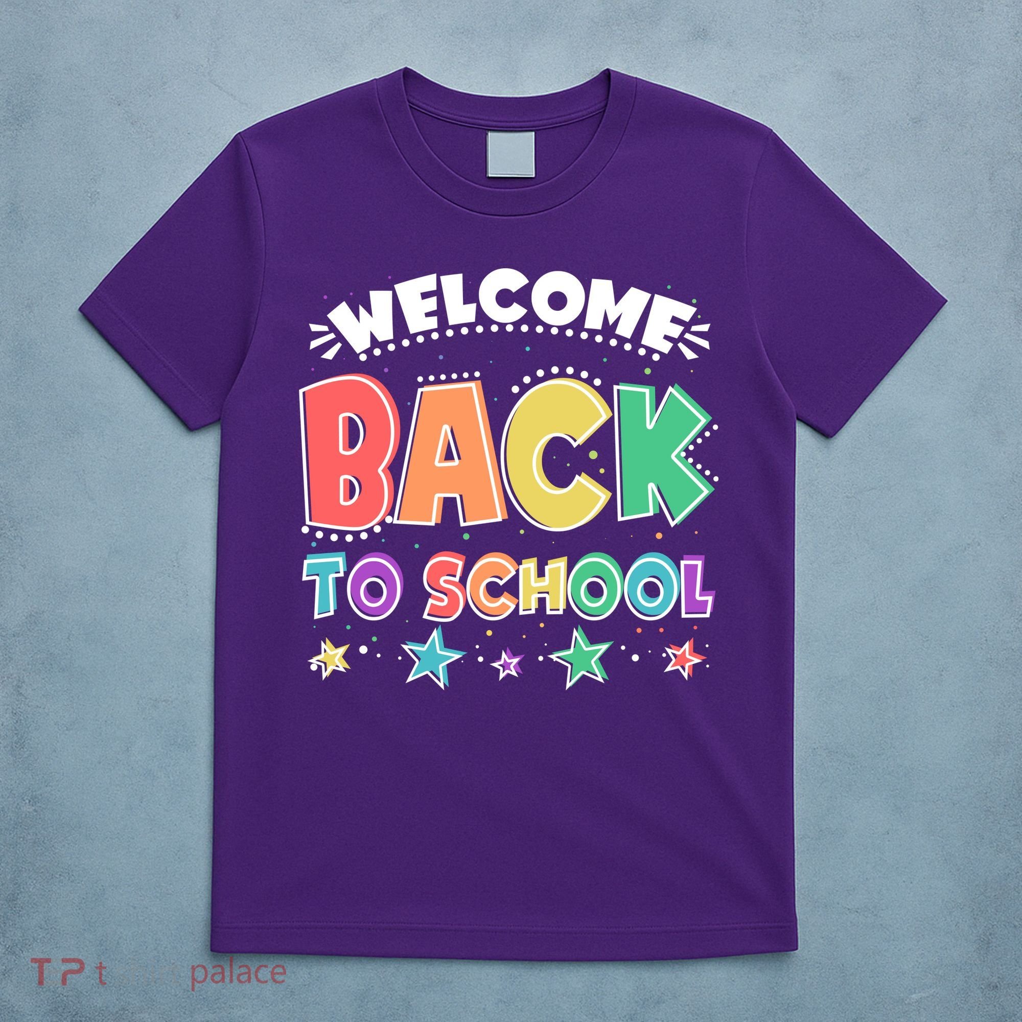 Cute Colorful Welcome Back To School T-Shirt