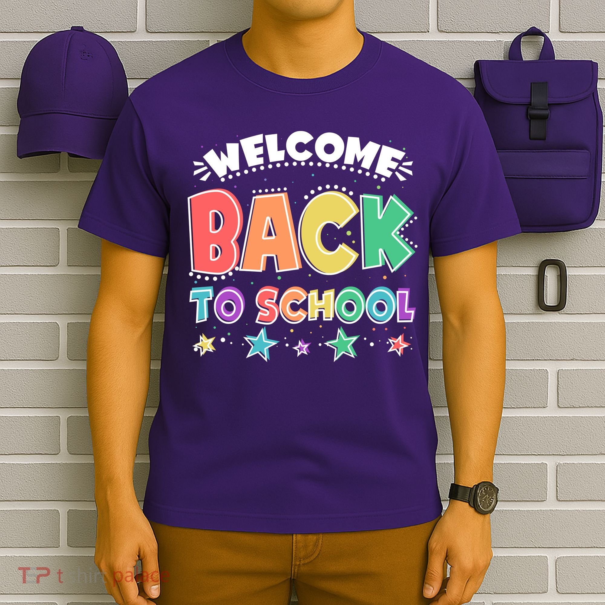 Cute Colorful Welcome Back To School T-Shirt