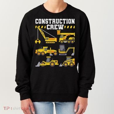 Construction Crew Worker Excavator Women's Sweatshirt