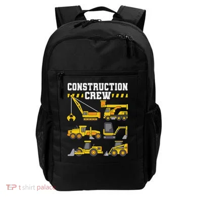Construction Crew Worker Excavator Backpack