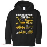 Construction Crew Worker Excavator Toddler Hoodie thumb 0